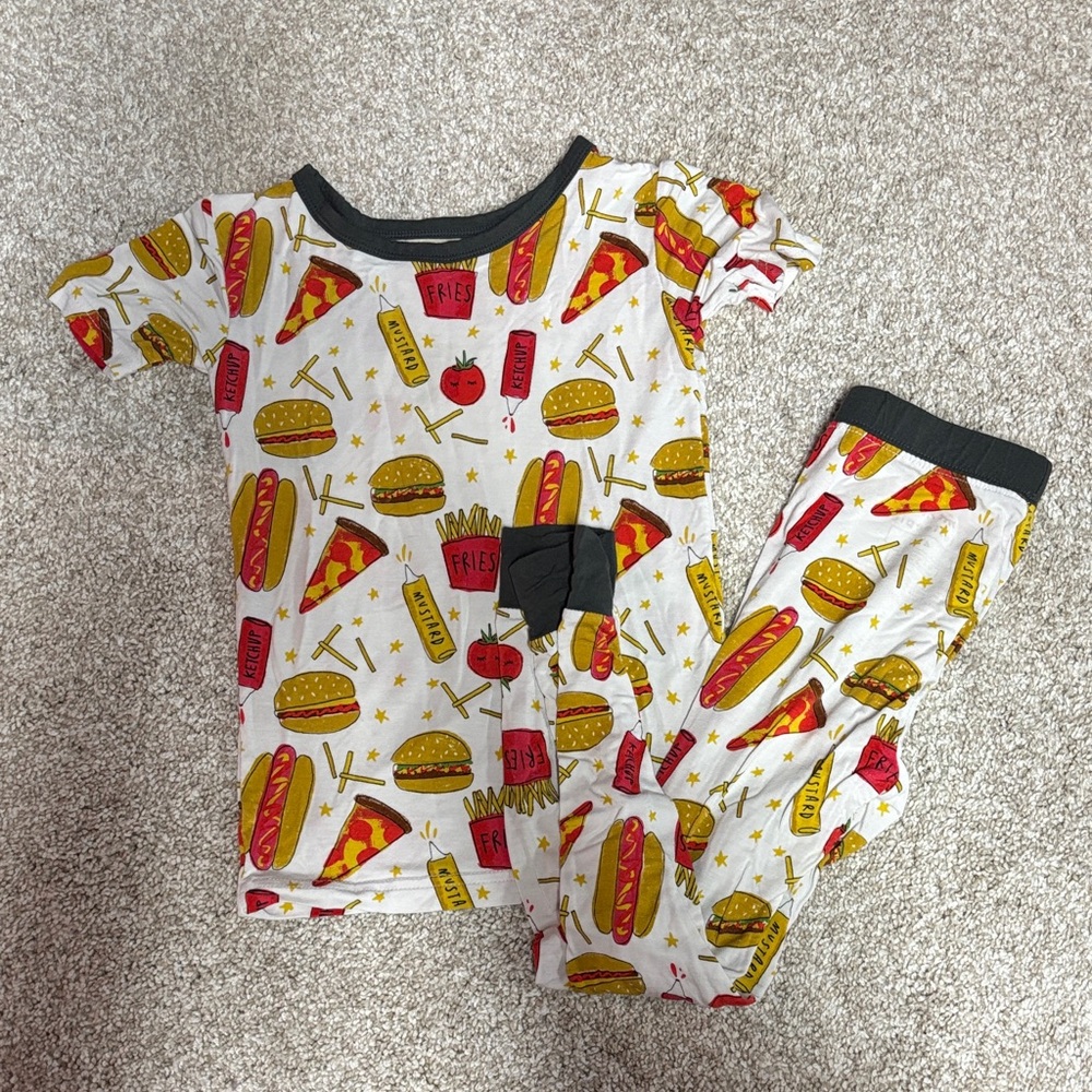 Little Sleepies Fun Food Print Pajama Set